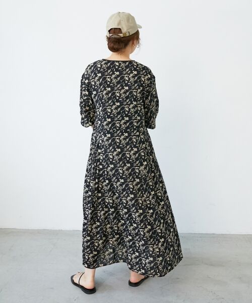 le.coeur blanc / ルクールブラン ロング・マキシ丈ワンピース | フラワーモチーフスキッパーワンピース | 詳細13