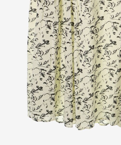 le.coeur blanc / ルクールブラン ロング・マキシ丈ワンピース | フラワーモチーフスキッパーワンピース | 詳細19