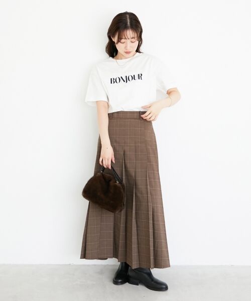 le.coeur blanc / ルクールブラン Tシャツ | 《手洗い可能》パールロゴTシャツ | 詳細12