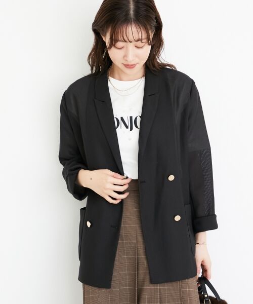 le.coeur blanc / ルクールブラン Tシャツ | 《手洗い可能》パールロゴTシャツ | 詳細16