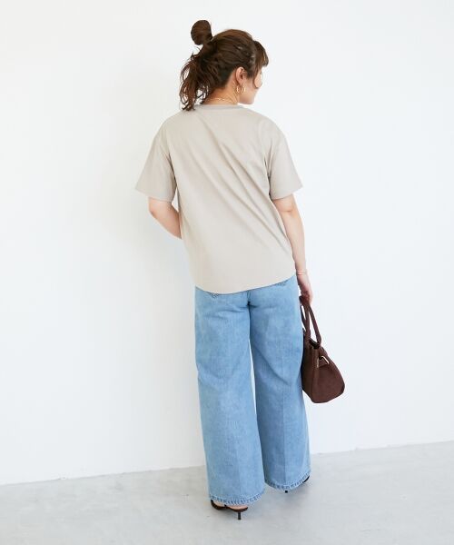 le.coeur blanc / ルクールブラン Tシャツ | 《手洗い可能》パールロゴTシャツ | 詳細24