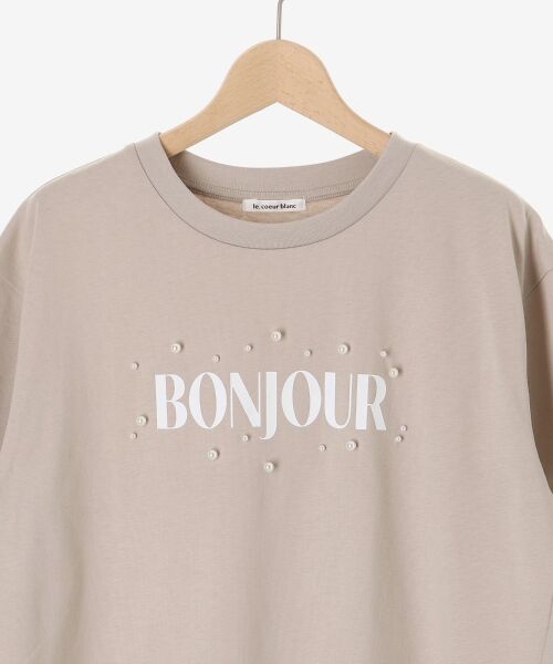 le.coeur blanc / ルクールブラン Tシャツ | 《手洗い可能》パールロゴTシャツ | 詳細28