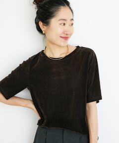 le.coeur blanc / ルクールブラン Tシャツ | シアーベロアTシャツ