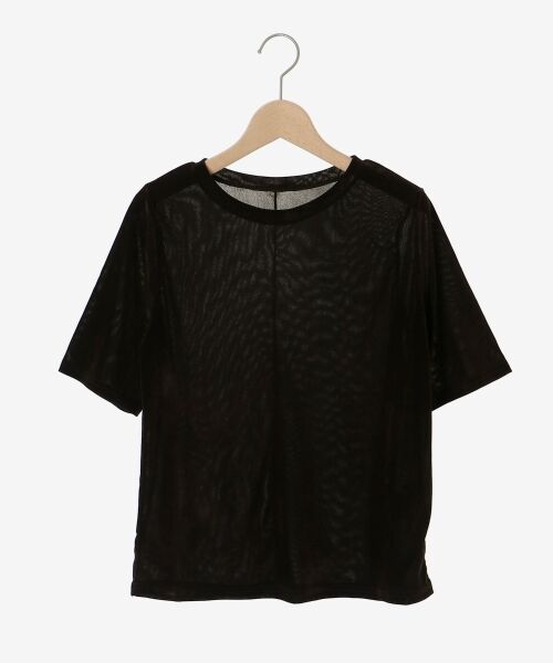 le.coeur blanc / ルクールブラン Tシャツ | シアーベロアTシャツ | 詳細1