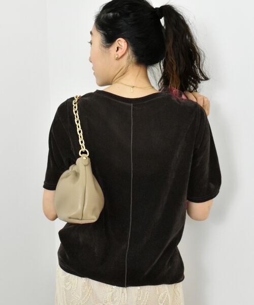 le.coeur blanc / ルクールブラン Tシャツ | シアーベロアTシャツ | 詳細19