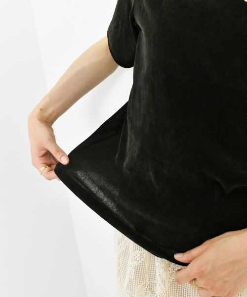 le.coeur blanc / ルクールブラン Tシャツ | シアーベロアTシャツ | 詳細22