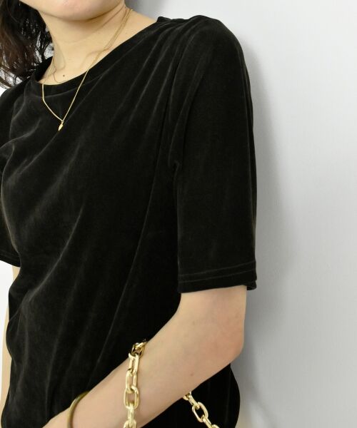 le.coeur blanc / ルクールブラン Tシャツ | シアーベロアTシャツ | 詳細23