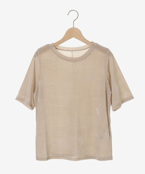 le.coeur blanc / ルクールブラン Tシャツ | シアーベロアTシャツ | 詳細26