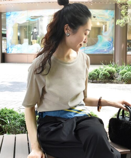 le.coeur blanc / ルクールブラン Tシャツ | シアーベロアTシャツ | 詳細28