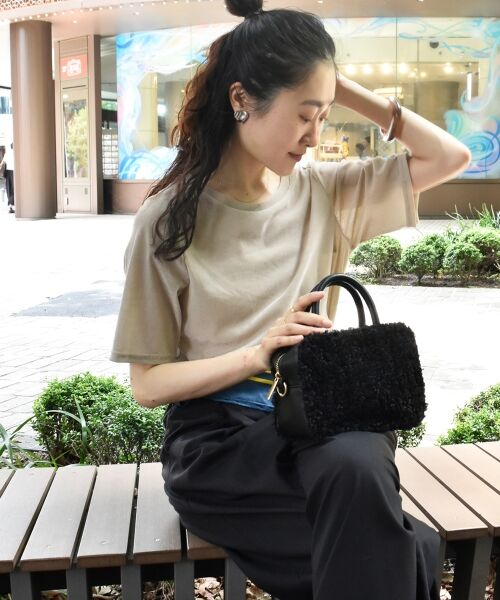 le.coeur blanc / ルクールブラン Tシャツ | シアーベロアTシャツ | 詳細30