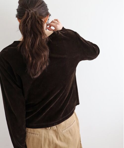 le.coeur blanc / ルクールブラン カーディガン・ボレロ | シアーベロア2WAYカーディガン | 詳細17