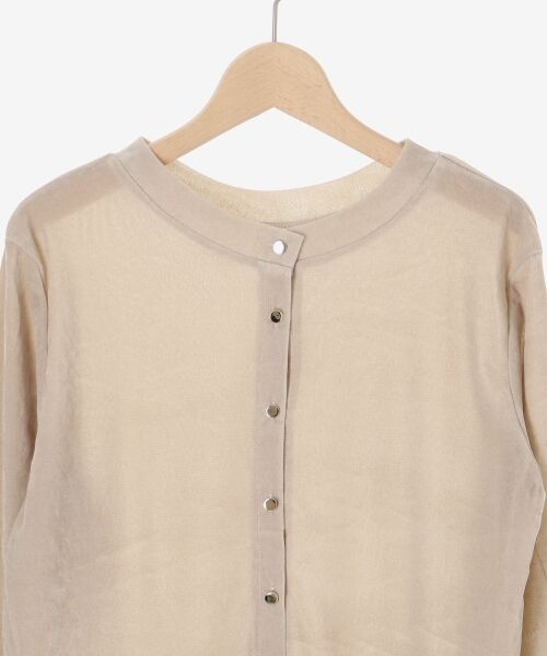 le.coeur blanc / ルクールブラン カーディガン・ボレロ | シアーベロア2WAYカーディガン | 詳細26