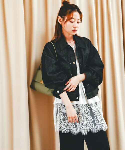 le.coeur blanc / ルクールブラン シャツ・ブラウス | レースヘムスキッパーブラウス | 詳細19