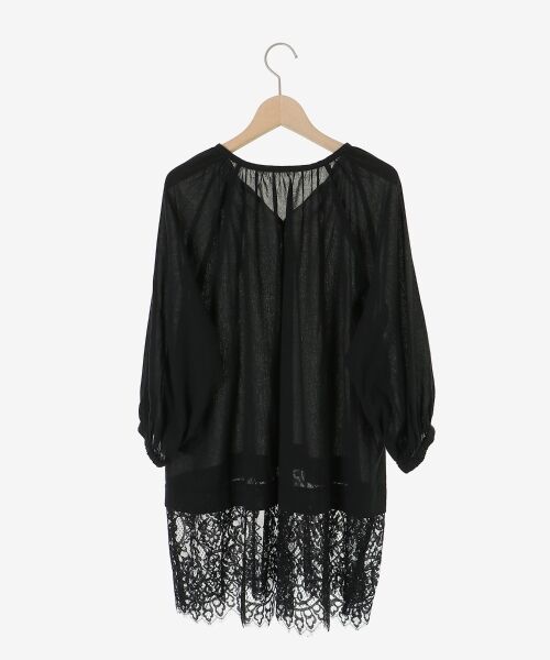 le.coeur blanc / ルクールブラン シャツ・ブラウス | レースヘムスキッパーブラウス | 詳細28