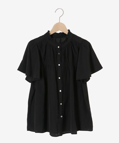 le.coeur blanc / ルクールブラン シャツ・ブラウス | パウダーサテンシャーリングフレンチブラウス | 詳細23