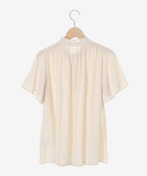 le.coeur blanc / ルクールブラン シャツ・ブラウス | パウダーサテンシャーリングフレンチブラウス | 詳細28