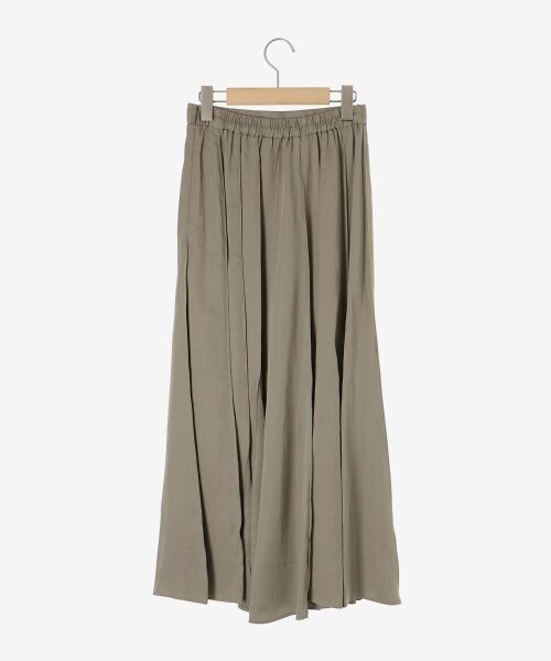 le.coeur blanc / ルクールブラン ロング・マキシ丈スカート | 《手洗い可能》フィブリルサテンパネルプリーツスカート | 詳細12