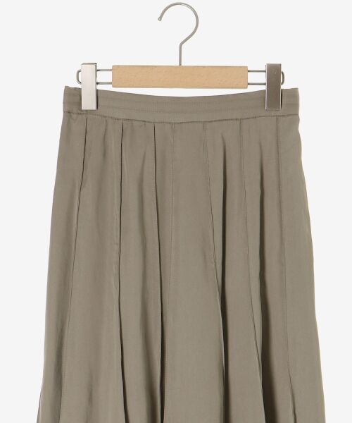 le.coeur blanc / ルクールブラン ロング・マキシ丈スカート | 《手洗い可能》フィブリルサテンパネルプリーツスカート | 詳細13