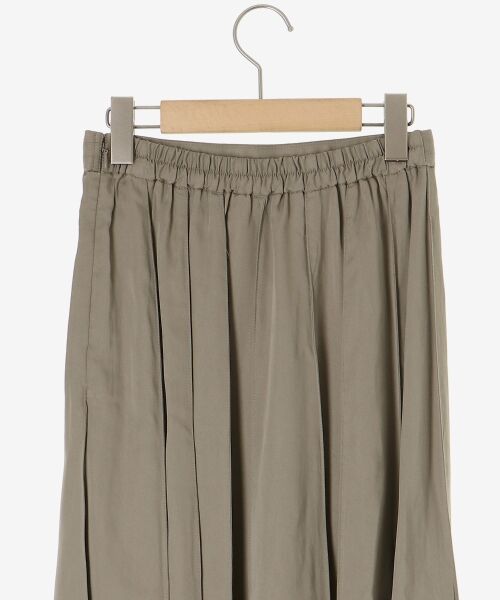 le.coeur blanc / ルクールブラン ロング・マキシ丈スカート | 《手洗い可能》フィブリルサテンパネルプリーツスカート | 詳細14