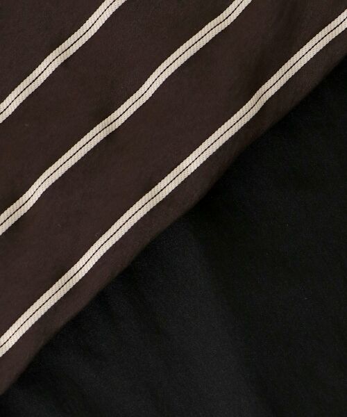 le.coeur blanc / ルクールブラン ロング・マキシ丈ワンピース | ドビーボーダードッキングワンピース | 詳細22