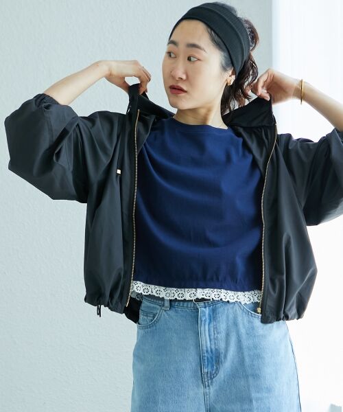 le.coeur blanc / ルクールブラン ブルゾン | komatsu.シアーフードブルゾン | 詳細11