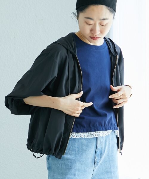 le.coeur blanc / ルクールブラン ブルゾン | komatsu.シアーフードブルゾン | 詳細14