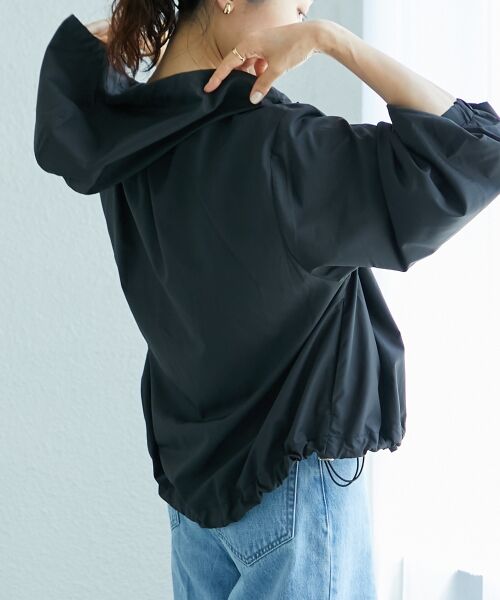 le.coeur blanc / ルクールブラン ブルゾン | komatsu.シアーフードブルゾン | 詳細17