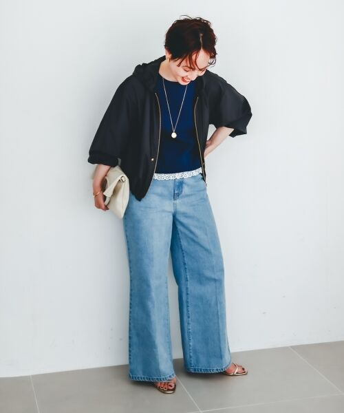 le.coeur blanc / ルクールブラン ブルゾン | komatsu.シアーフードブルゾン | 詳細24