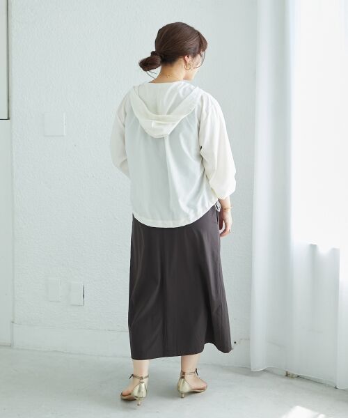 le.coeur blanc / ルクールブラン ブルゾン | komatsu.シアーフードブルゾン | 詳細29