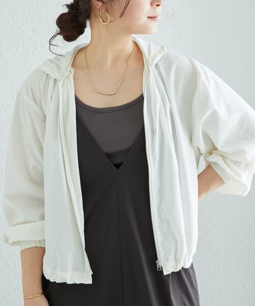 le.coeur blanc / ルクールブラン ブルゾン | komatsu.シアーフードブルゾン | 詳細30