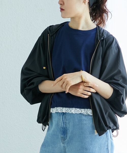 le.coeur blanc / ルクールブラン ブルゾン | komatsu.シアーフードブルゾン | 詳細8