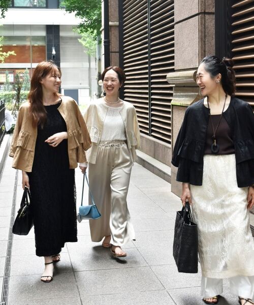 le.coeur blanc / ルクールブラン その他アウター | 《着映え◎》コットン麻フリルティアードジャケット | 詳細1