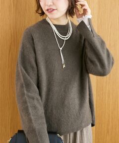 le.coeur blanc / ルクールブラン ニット・セーター | モックネックチャイニーズラクーンプルオーバー