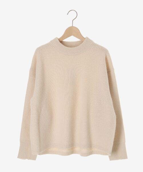le.coeur blanc / ルクールブラン ニット・セーター | モックネックチャイニーズラクーンプルオーバー | 詳細1