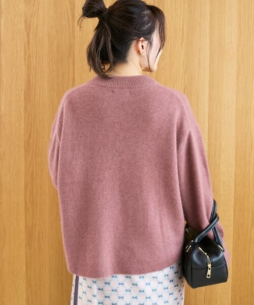 le.coeur blanc / ルクールブラン ニット・セーター | モックネックチャイニーズラクーンプルオーバー | 詳細19