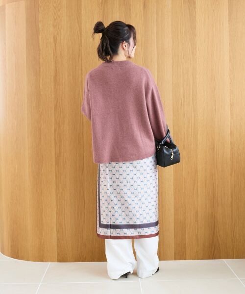 le.coeur blanc / ルクールブラン ニット・セーター | モックネックチャイニーズラクーンプルオーバー | 詳細24