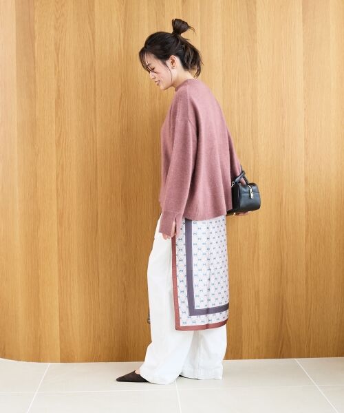 le.coeur blanc / ルクールブラン ニット・セーター | モックネックチャイニーズラクーンプルオーバー | 詳細25