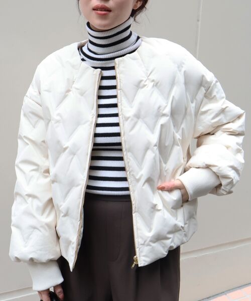 le.coeur blanc / ルクールブラン ダウンジャケット・ベスト | ステッチレスコンパクトダウン | 詳細3