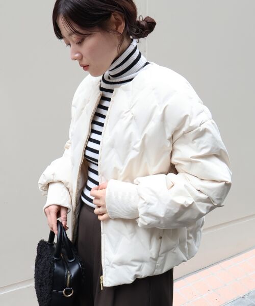 le.coeur blanc / ルクールブラン ダウンジャケット・ベスト | ステッチレスコンパクトダウン | 詳細4