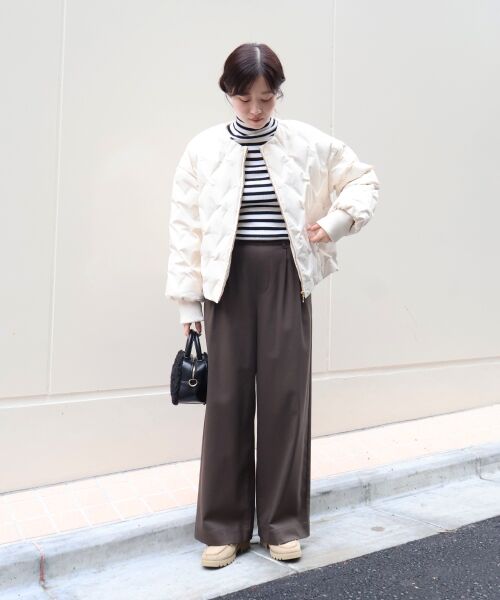 le.coeur blanc / ルクールブラン ダウンジャケット・ベスト | ステッチレスコンパクトダウン | 詳細7