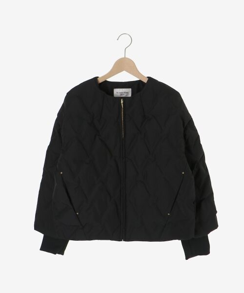 le.coeur blanc / ルクールブラン ダウンジャケット・ベスト | ステッチレスコンパクトダウン（ブラック）