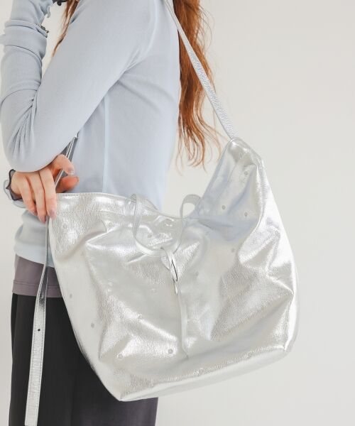 le.coeur blanc / ルクールブラン トートバッグ | ドット刺繍2wayトート | 詳細14