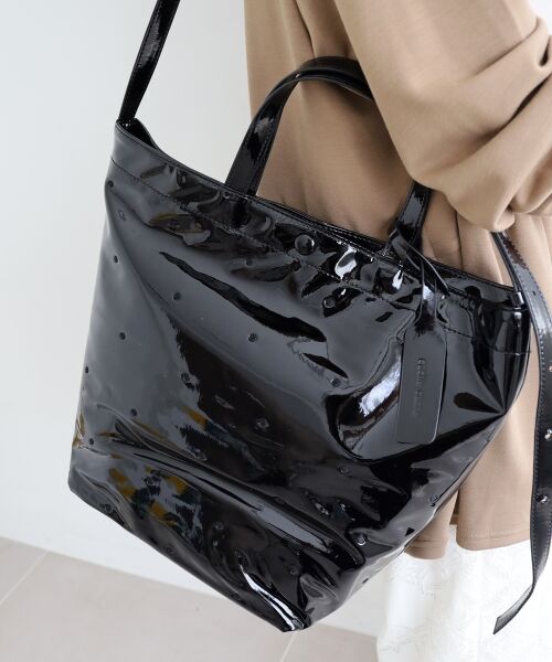 le.coeur blanc / ルクールブラン トートバッグ | ドット刺繍2wayトート | 詳細5