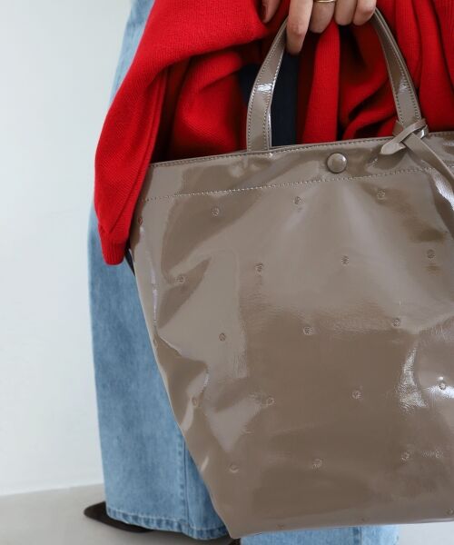 le.coeur blanc / ルクールブラン トートバッグ | ドット刺繍2wayトート | 詳細9