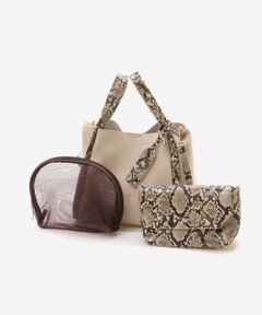 le.coeur blanc / ルクールブラン トートバッグ | 3setソフトレザー調バッグ