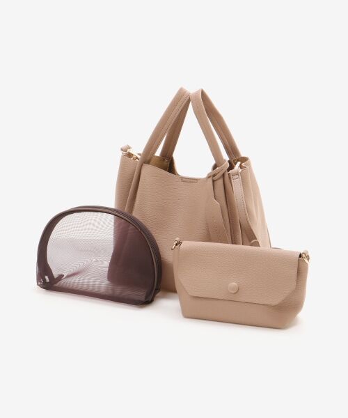 le.coeur blanc / ルクールブラン トートバッグ | 3setソフトレザー調バッグ | 詳細22