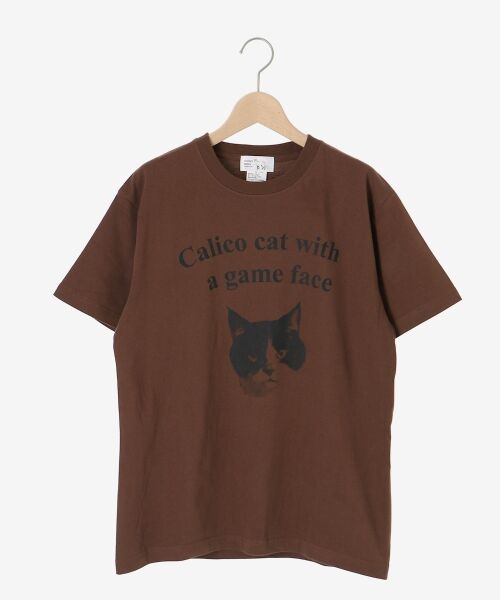 le.coeur blanc / ルクールブラン Tシャツ | Regency WorksネコプリントT | 詳細2