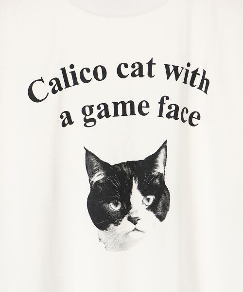 le.coeur blanc / ルクールブラン Tシャツ | Regency WorksネコプリントT | 詳細21