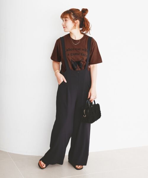 le.coeur blanc / ルクールブラン Tシャツ | Regency WorksネコプリントT | 詳細4