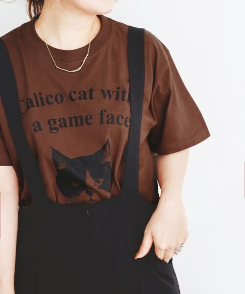 le.coeur blanc / ルクールブラン Tシャツ | Regency WorksネコプリントT | 詳細8